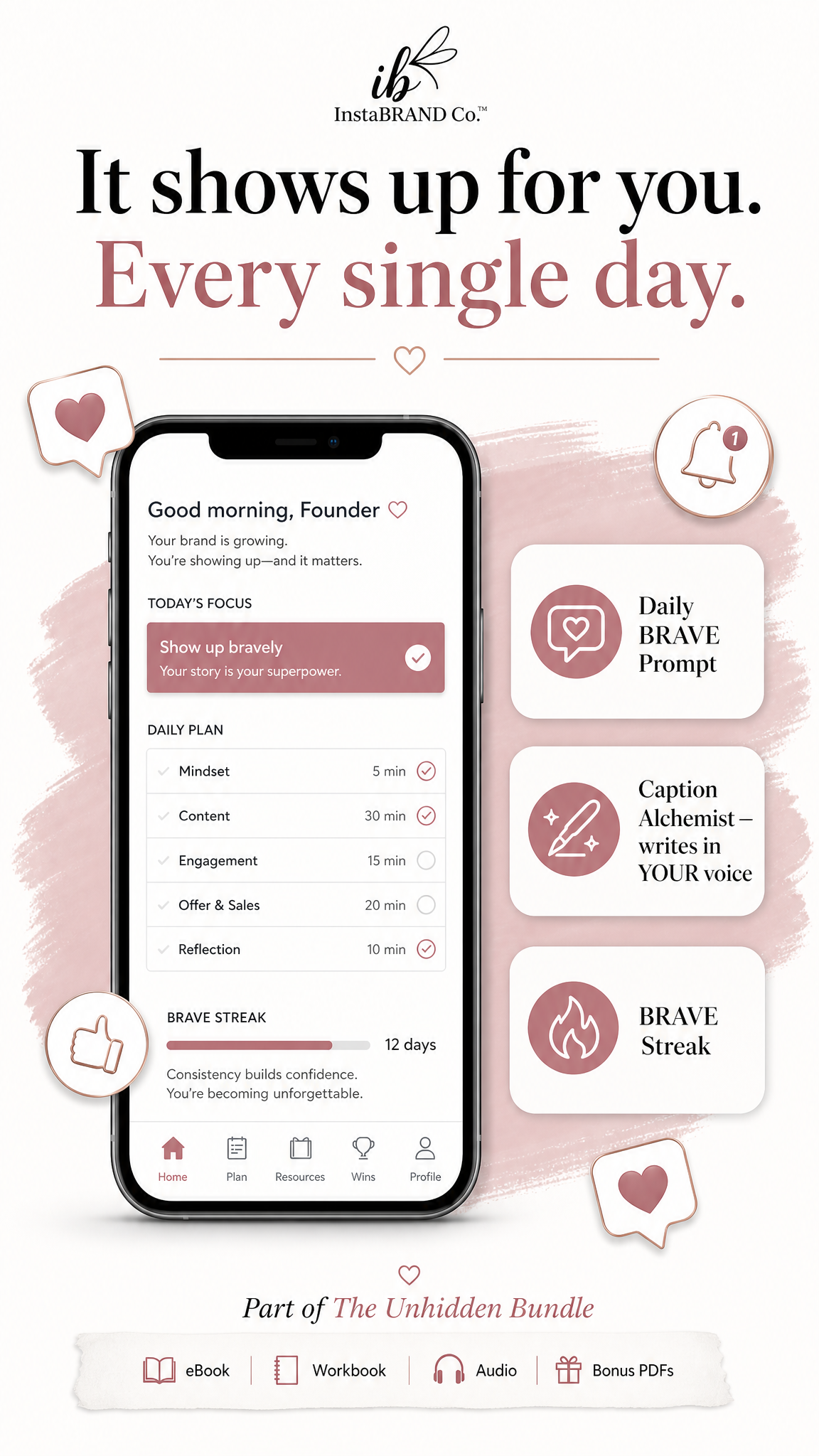 UNHIDDEN OS App — It shows up for you every single day